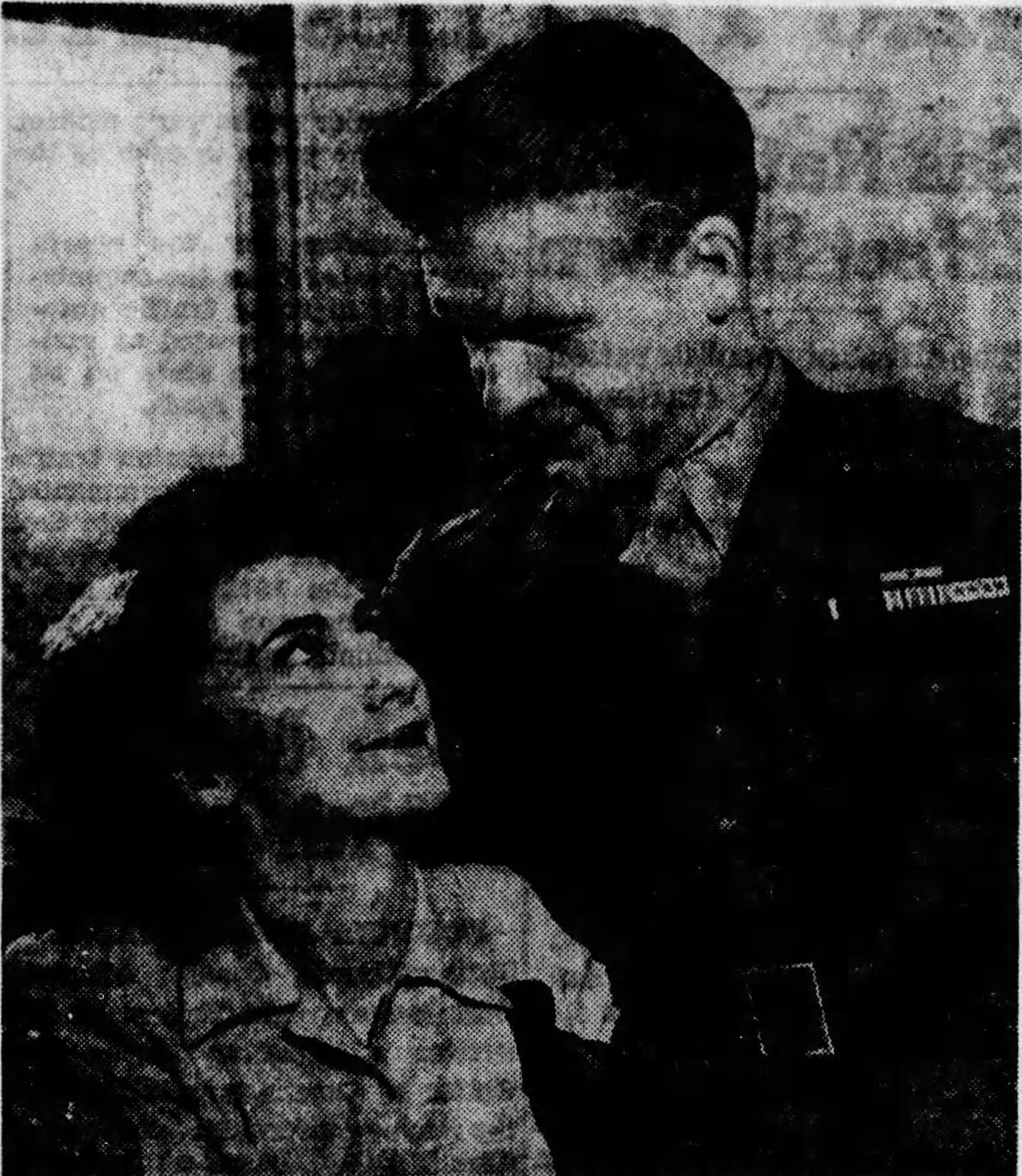 Cpl. Harold Keller, right, took a furlough in 1944 to marry Ruby O'Halloran. Keller returned to combat at Iwo Jima, where he would  be photographed in one of the most well-known photos of World War II. But his identity in the photo wouldn't be discovered for 74 years.