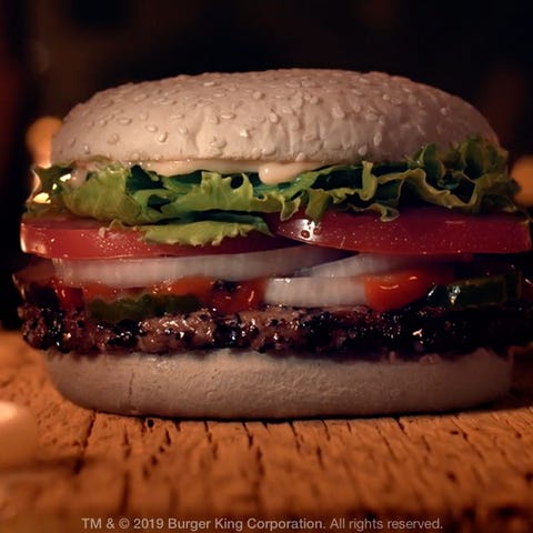 Burger King's Ghost Whopper.