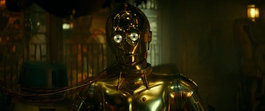 C-3PO (Anthony Daniels) has at least one emotional moment in the saga finale