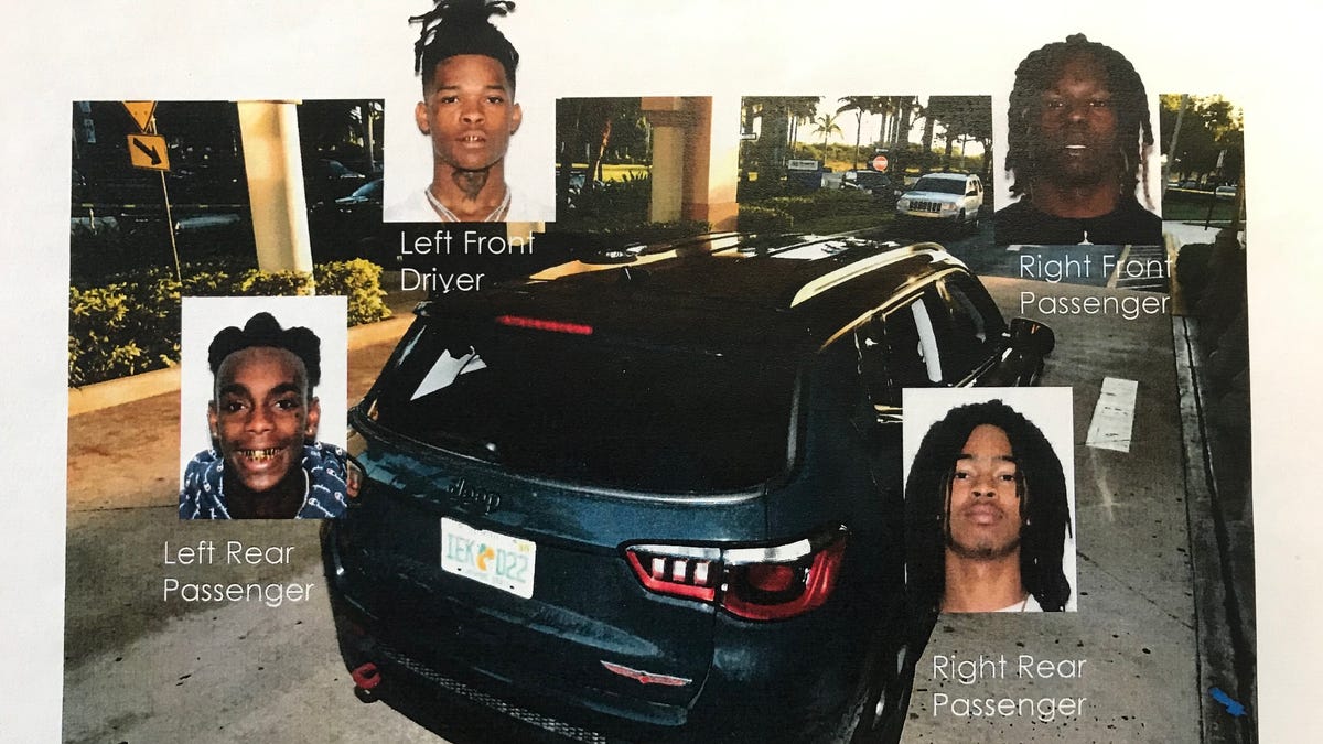 Crime scene photos from the Jamell Demons, YNW Melly, case released by  prosecutors