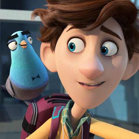 Scientific genius Walter (voiced by Tom Holland, r