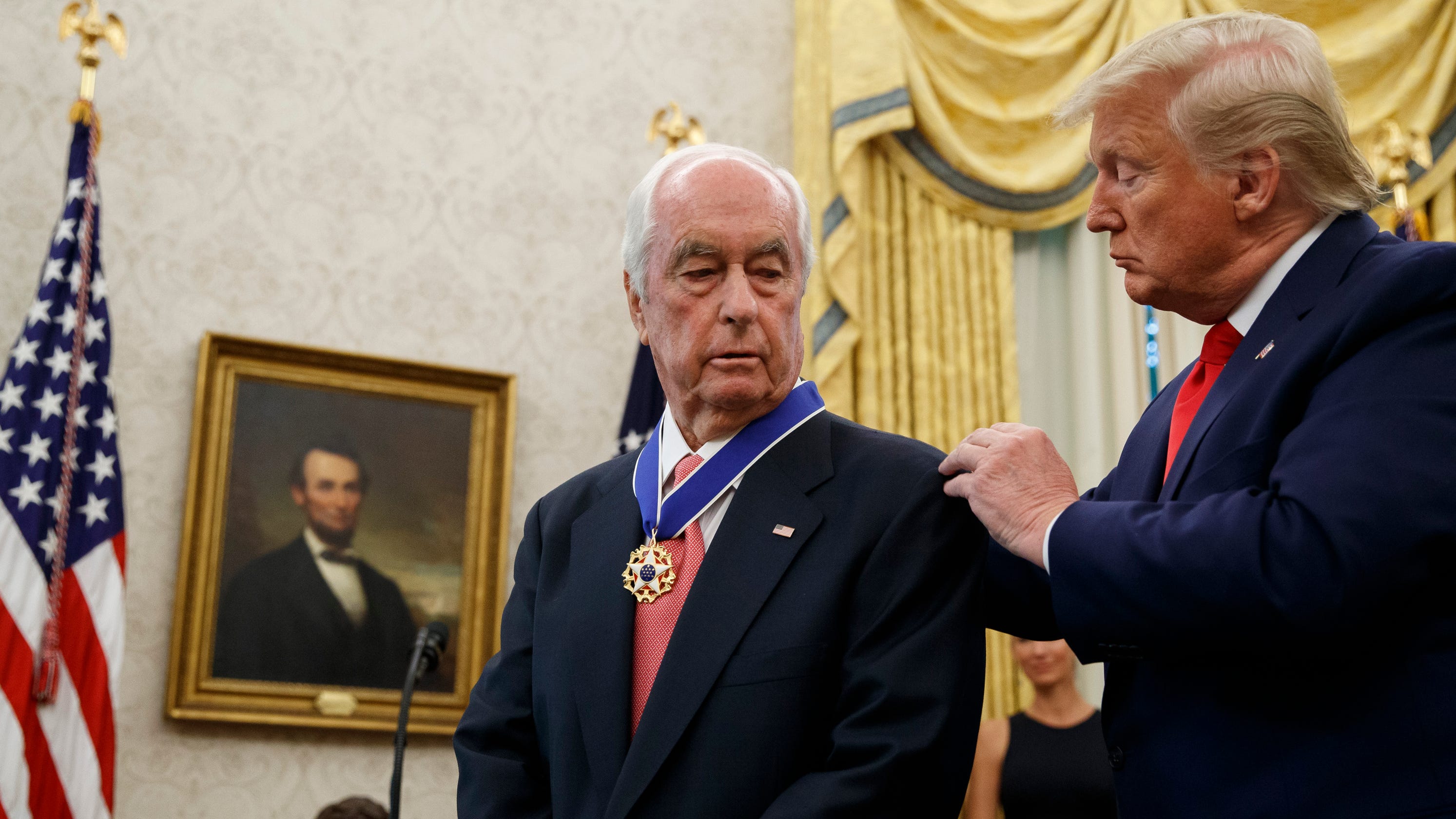 Roger Penske receives Medal of Freedom from Donald Trump