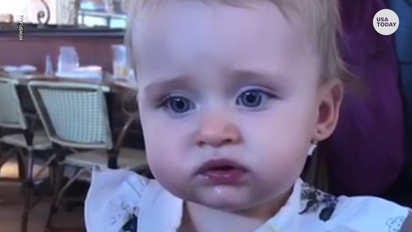 This baby's reaction to eating a lemon for the fir