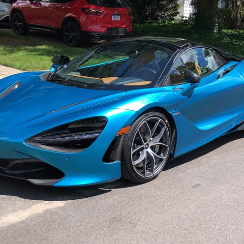 The McLaren 720S Spider's interior is cool and com