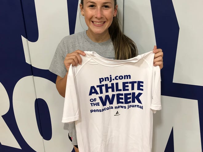 Jay High freshman Caitlyn Gavin is the latest PNJ Athlete of the Week. Gavin stepped up to play libero after an injury and has helped the Royals in a record season.