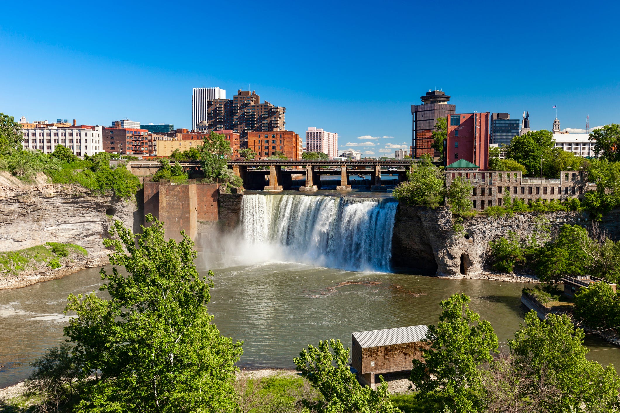 Rochester, N.Y., has Lake Ontario as a backdrop