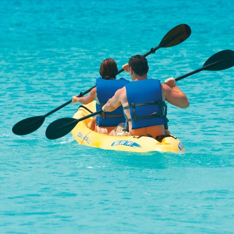 In Aruba, Kayaking is gratis for guests at Divi & 