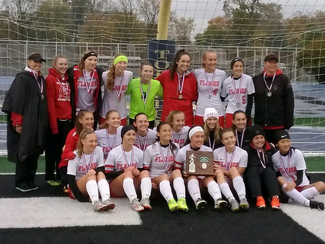 The Mansfield Christian Lady Flames finish the year as district runners-up in Division III with a 2-0 loss to Liberty Benton on Saturday.