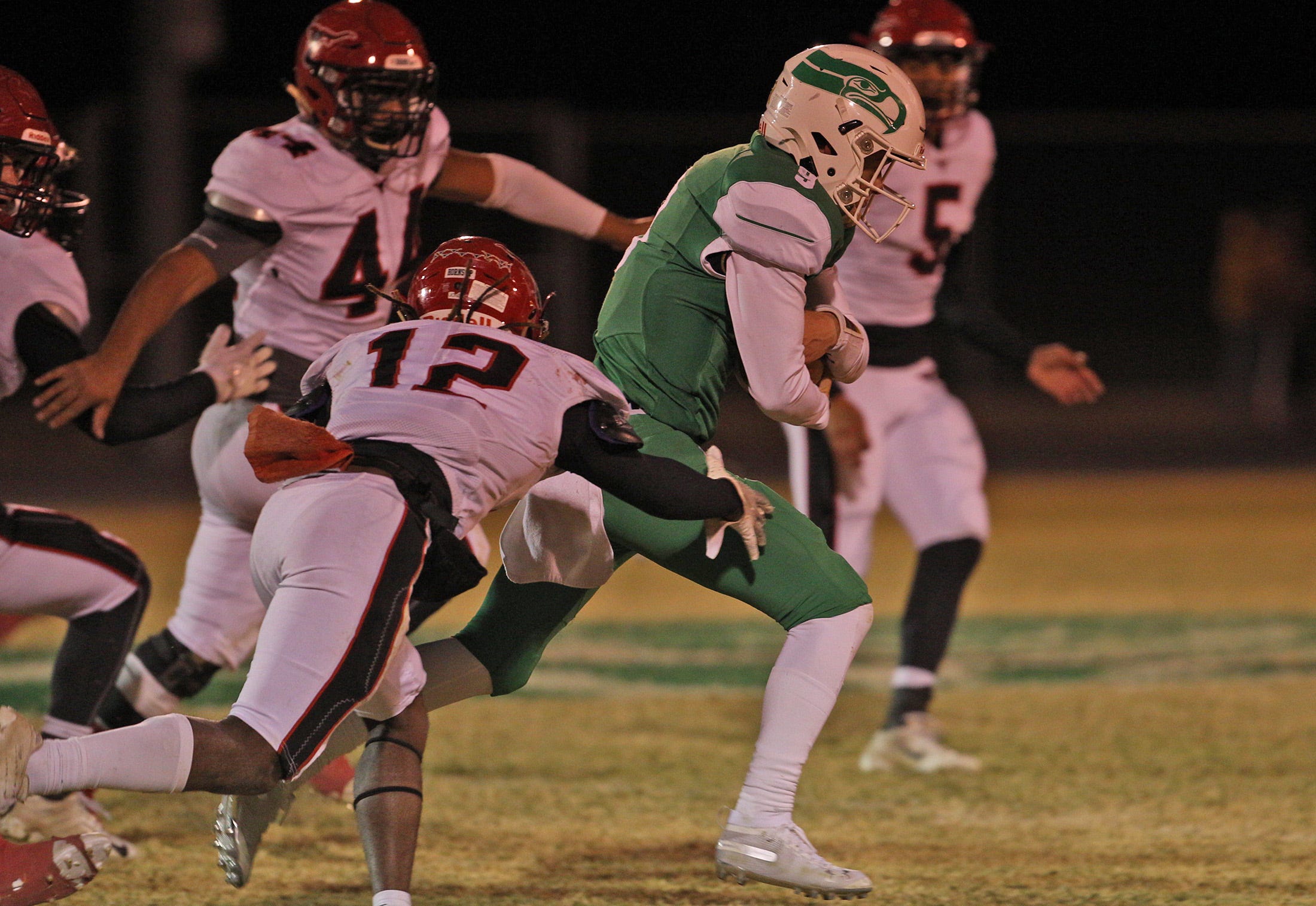 Wall Hawks football leans on depth vs. Shallowater in area playoff