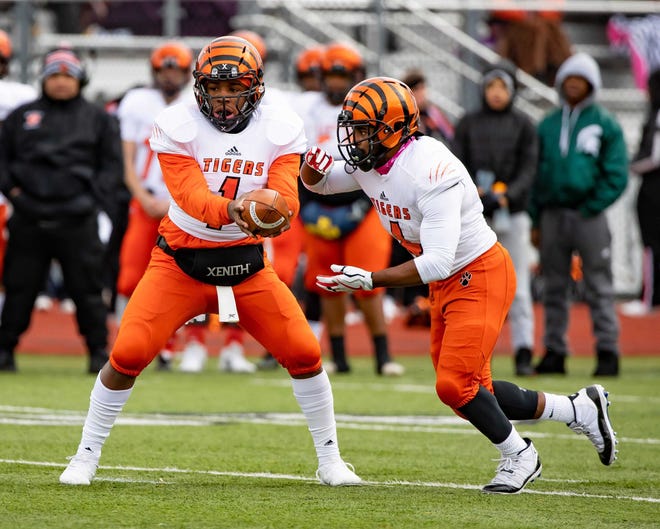 Belleville’s Christian Dhue-Reid has established himself as a winner although he’s still waiting for a Division I offer.