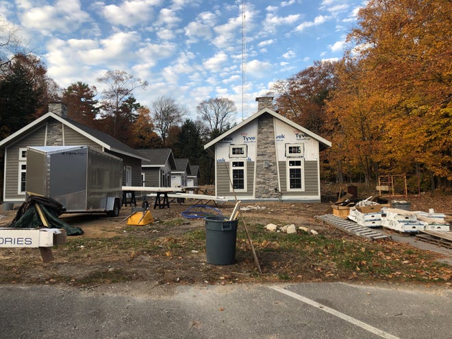 Early construction stages of Four Elements Lodging on Oct. 27, 2019.
