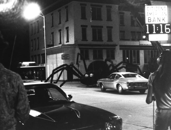 The spider in downtown Merrill.