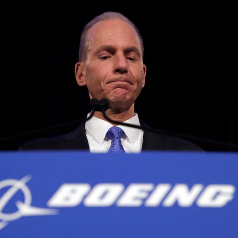 Boeing CEO Dennis Muilenburg on April 29, 2019.