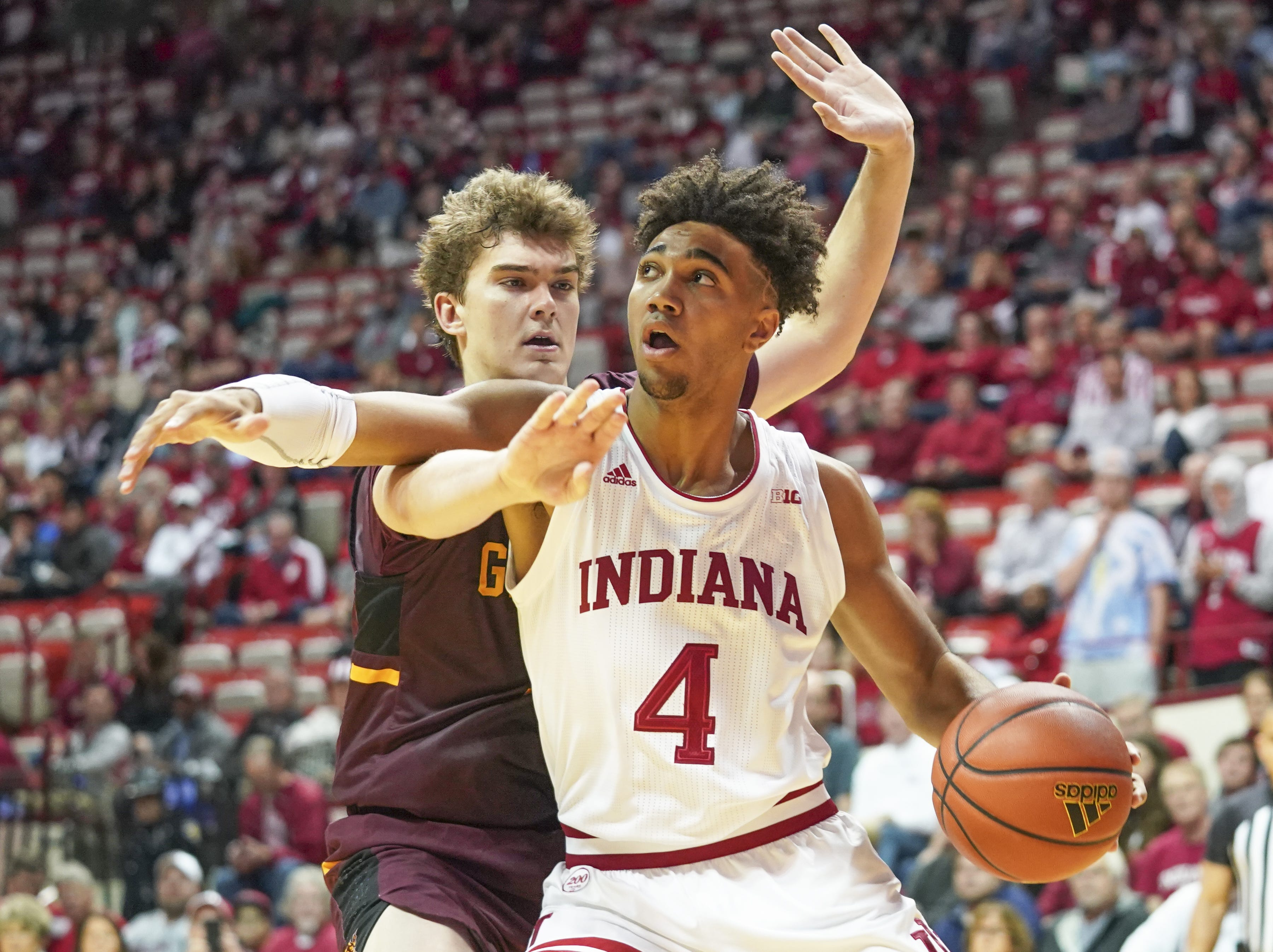 IU basketball plays its best offense near the basket in victory