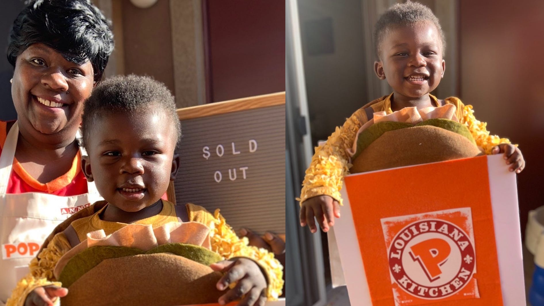 Popeyes Chicken Sandwich Mommy And Me Costume Wins Halloween