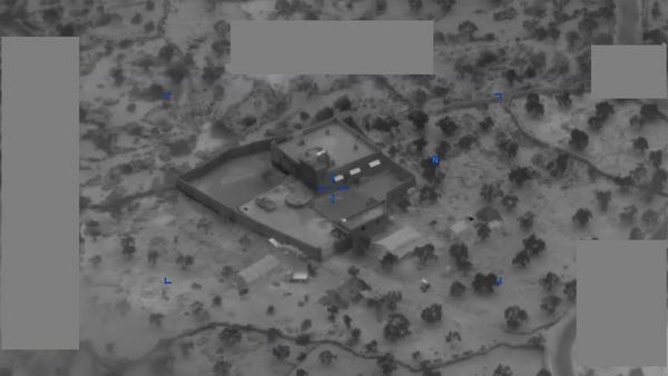 A photo provided by the Department of Defense show