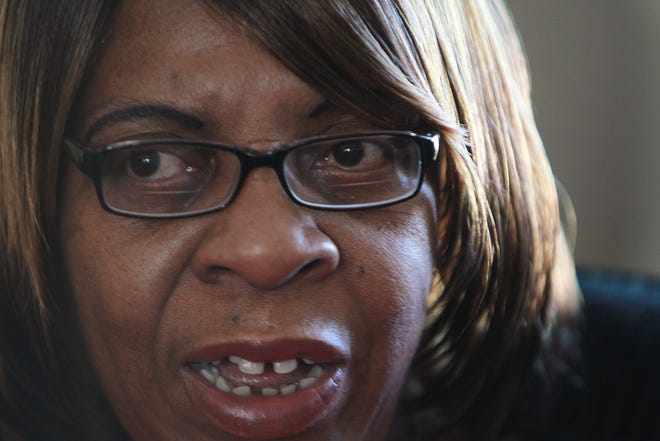 Rosa Campbell talks about the experiences with demons that she and her daughter and grandchildren lived through on Aug. 23, 2013.