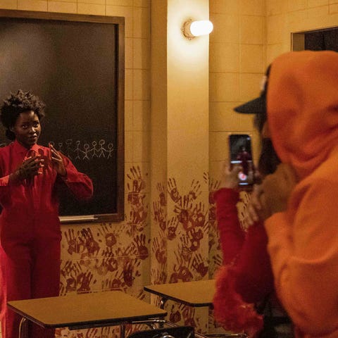 Lupita Nyong'o returned as Red to the "Us" maze at