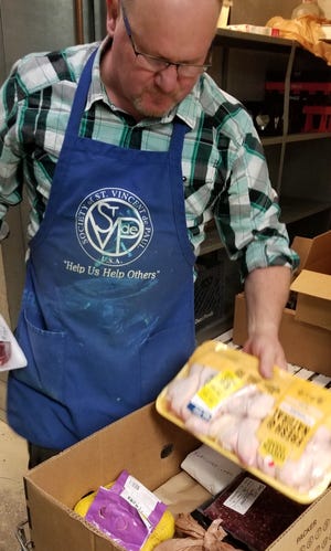 “The need has doubled in the five years I’ve worked here,” St. Vincent de Paul’s food bank manager Isaak Wurtz said. “Last week, a family came in and you could see it in the kids’ faces – those children were hungry.”