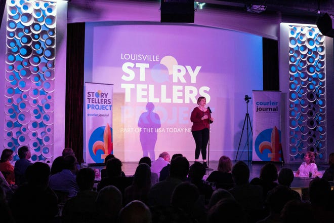 Milwaukee is joining Louisville and other USA Today Network newsrooms in hosting Storytellers Project shows. Here, Carla Harris Carlton shared a story about her bourbon roots on April 9 at the Louisville Storytellers Project hosted at Play Louisville.