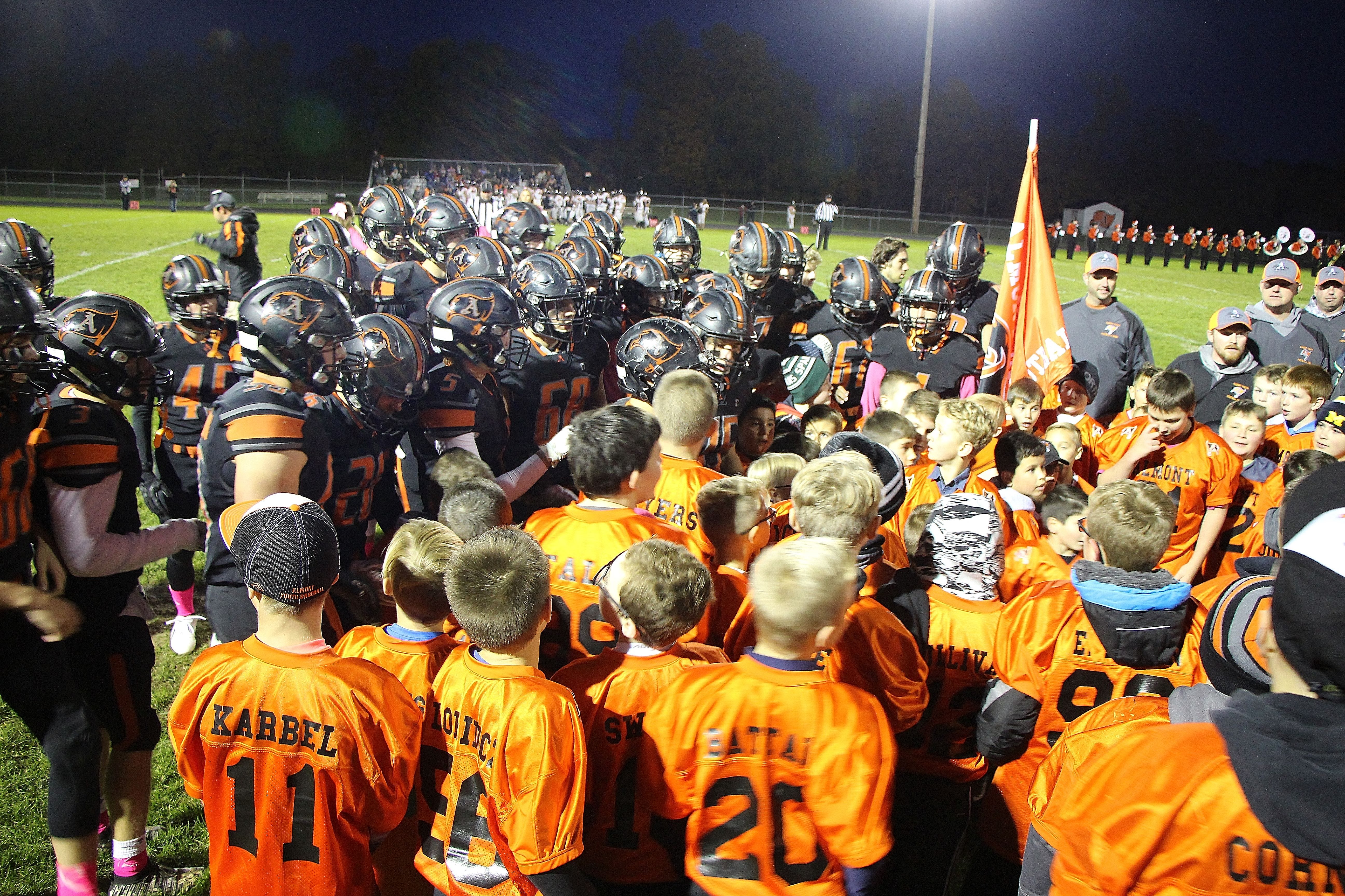 Almont football The youth level is benefiting from an odd friendship