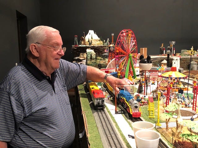 Jim Hughes' model train collection at “The Art Express” will be on display through Jan. 11, 2020 at the Wichita Falls Museum of Art at MSU.