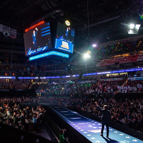 Democratic presidential candidate South Bend, Ind.