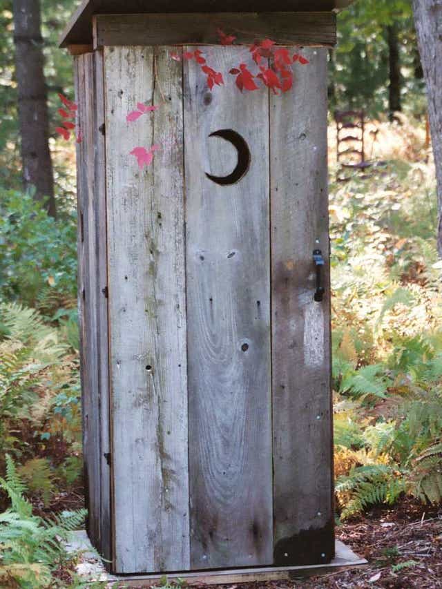 Outhouses Weren T Safe From Tricksters On Halloween