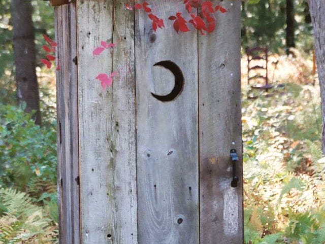 Outhouses Weren T Safe From Tricksters On Halloween