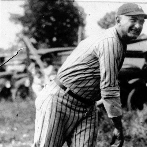 A mortgage voucher signed by Greenville baseball g