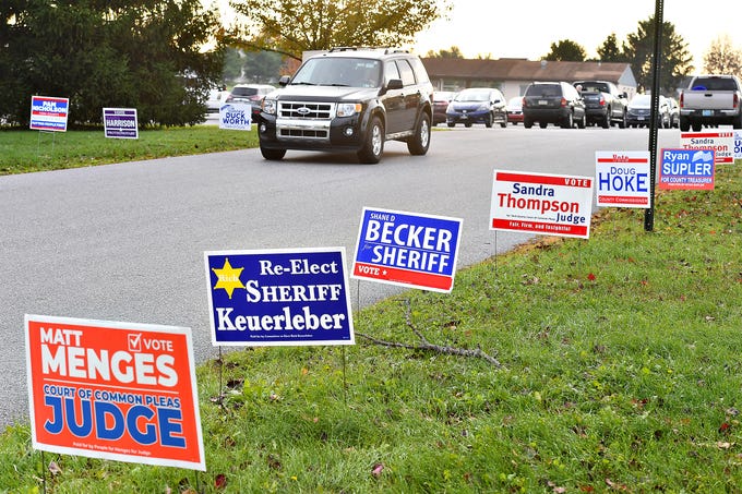 Election Day at the Dover Township Community Building which hosts both Precincts 1 and 2 in Dover Township, Tuesday, Nov. 5, 2019. Dawn J. Sagert photo