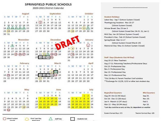missouri legislative calendar 2021 Forced To Start School Later Sps Is Reducing Winter Break Length missouri legislative calendar 2021