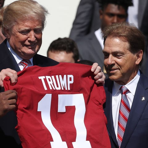 WASHINGTON, DC - APRIL 10: U.S. President Donald T