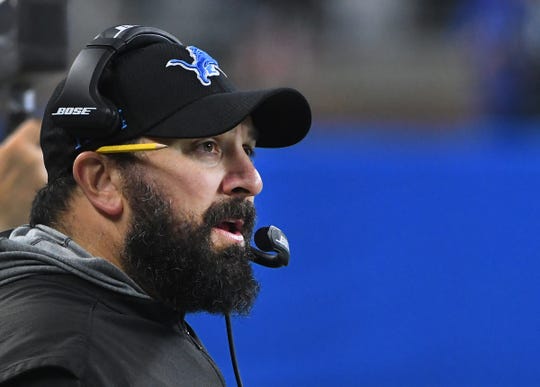 Lions' Matt Patricia gets the most heat because he replaced a coach, Jim Caldwell, who finished 9-7.