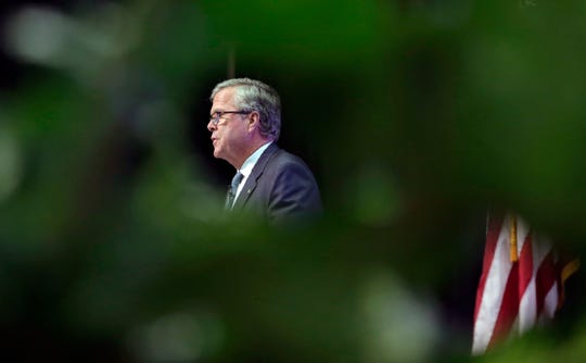 Former Florida Governor Jeb Bush served as the keynote speaker at the 2019 U.S.-Mexico Border Summit at the Judson F. Williams Convention Center.