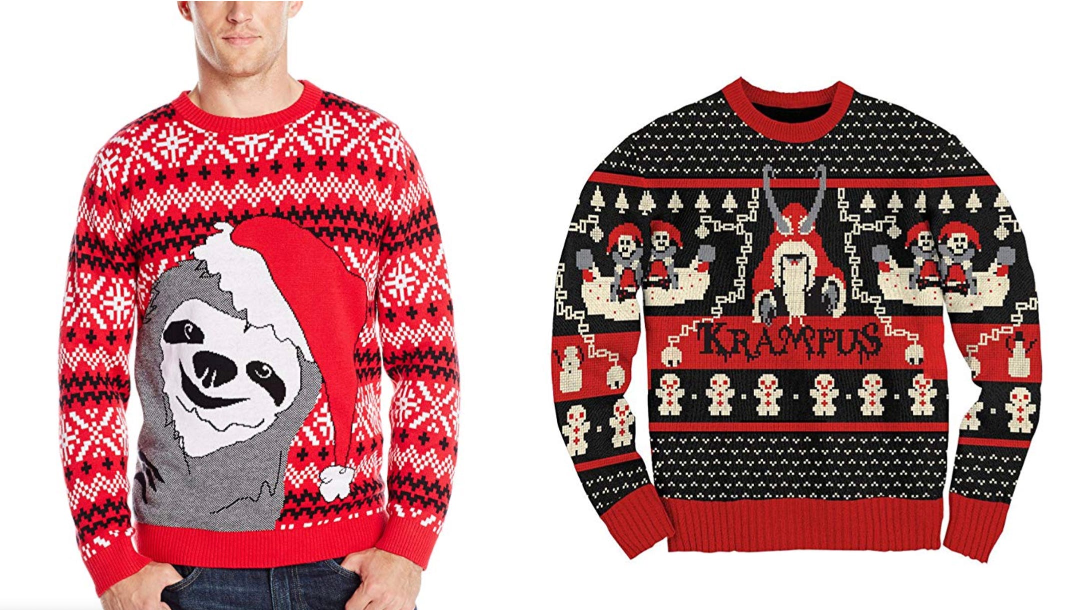 krampus ugly christmas sweater