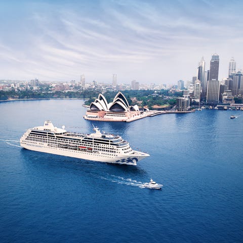 No. 3: Around the World Cruise. Guests aboard the 