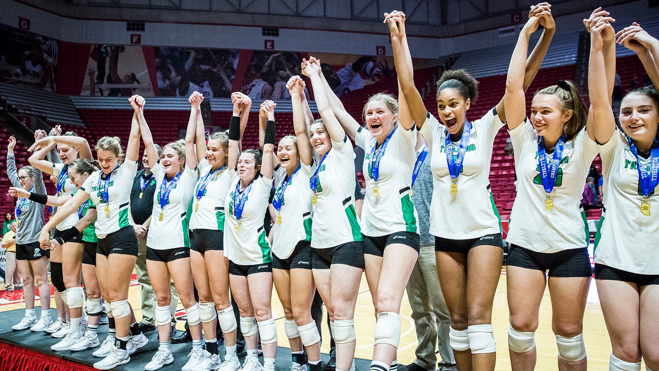 IHSAA state volleyball Scores and stats from all four matches