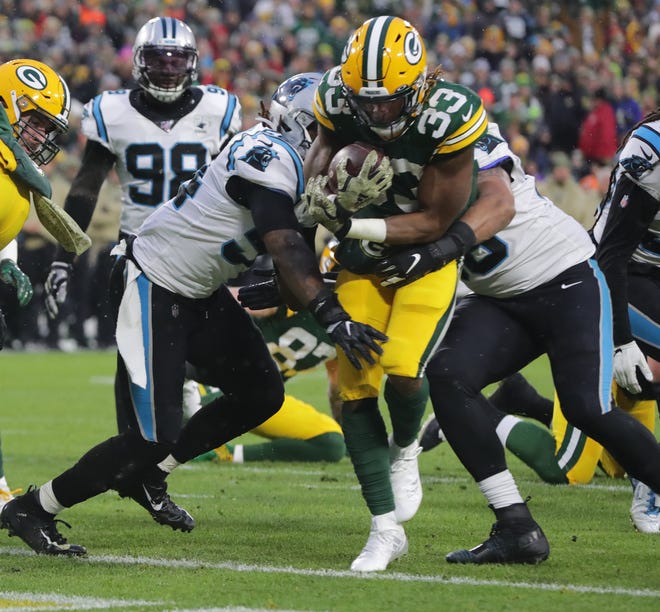 Green Bay Packers Buzz Aaron Jones Unlikely To Get New Contract In 2020
