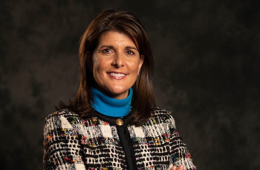 Former UN ambassador Nikki Haley has a new book, "With All Due Respect," being published Nov. 12.