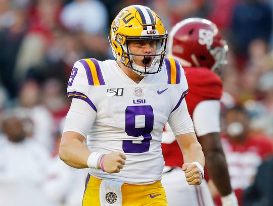 LSU quarterback Joe Burrow