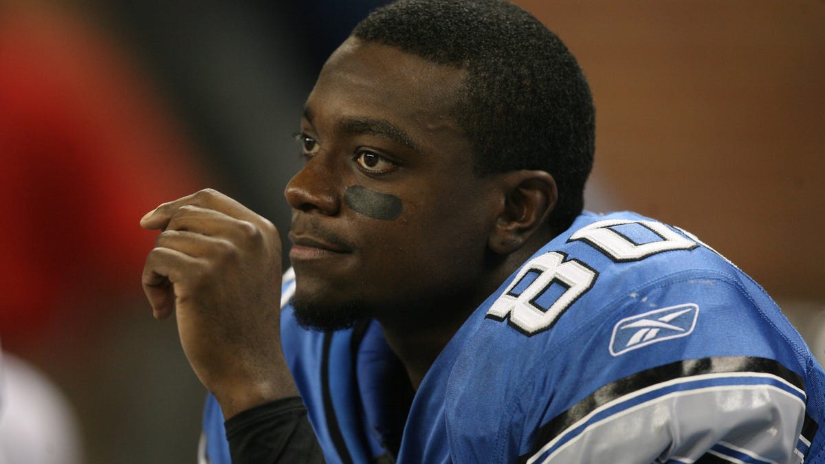 Lions wide receiver Charles Rogers on Thursday, August 31, 2006, at Ford Field.