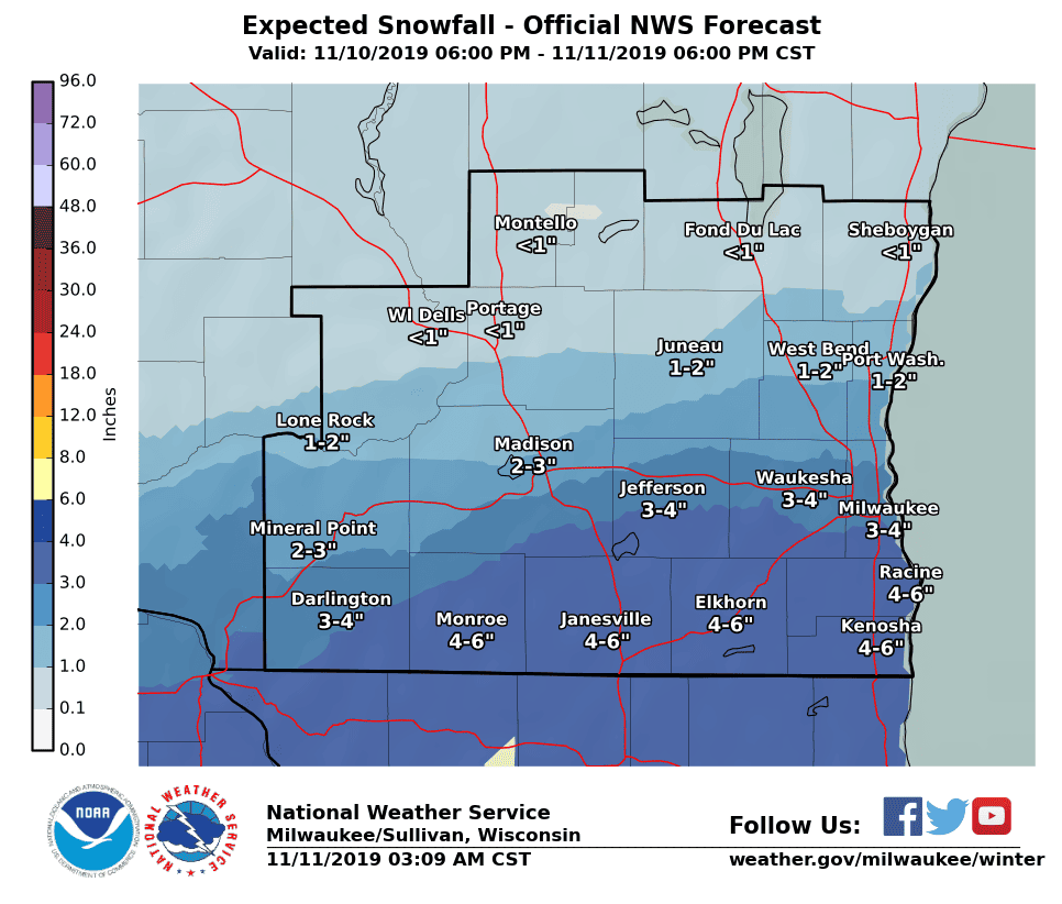 Wisconsin Weather Snow Cold Continue To Pound State