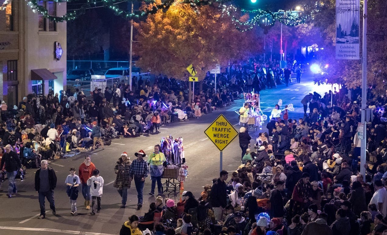 Downtown Visalia ready for Candy Cane Lane Parade