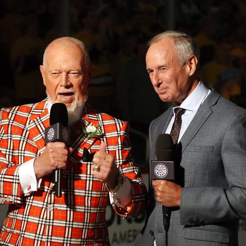 Don Cherry (left) and Ron MacLean were staples on 