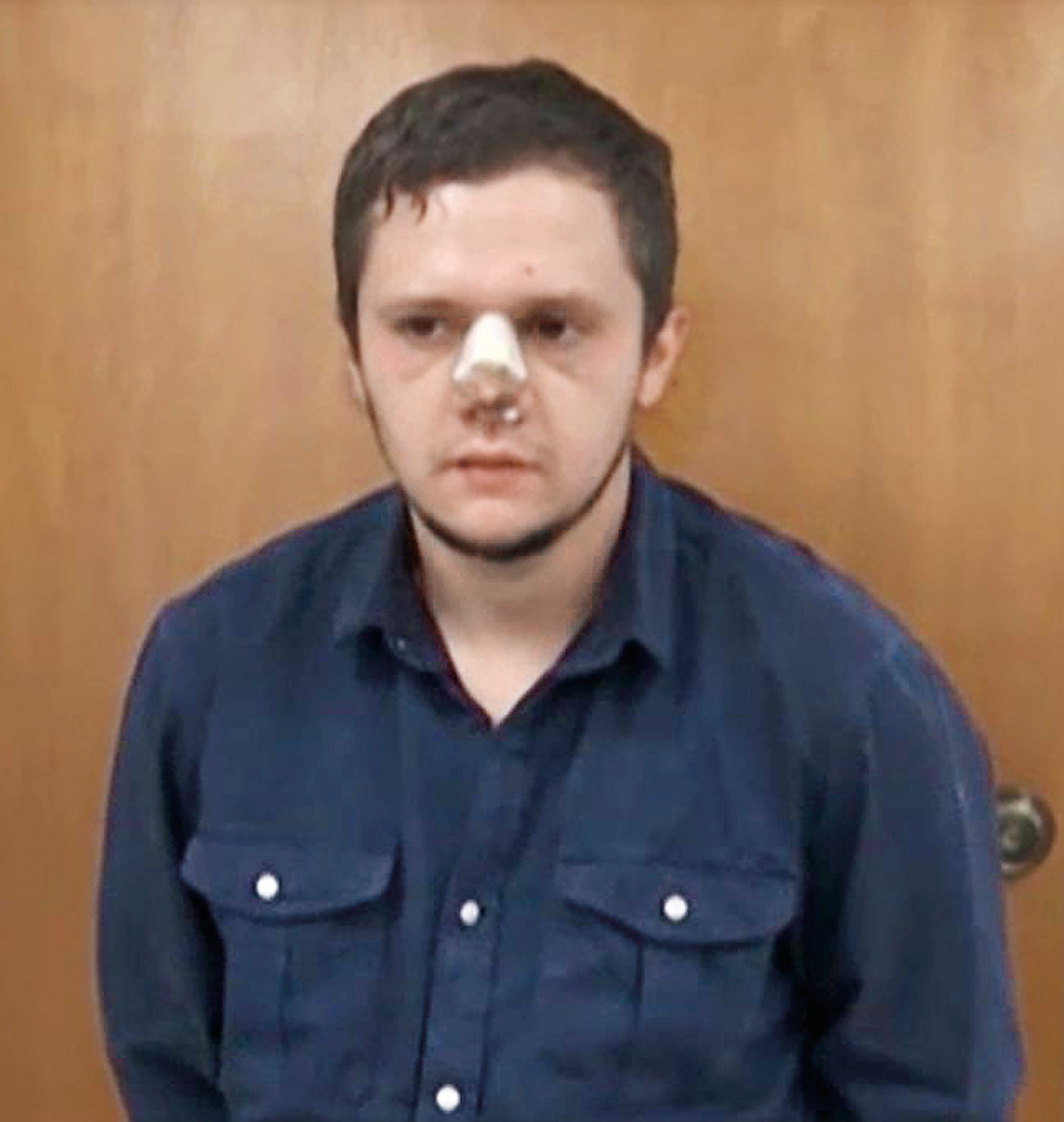 Menchito, the son of El Mencho, is in a Mexican jail while awaiting extradition to the U.S. He has a bandage from a nose job, but Mexican officials said they didn't know if he had the surgery to disguise his identity.