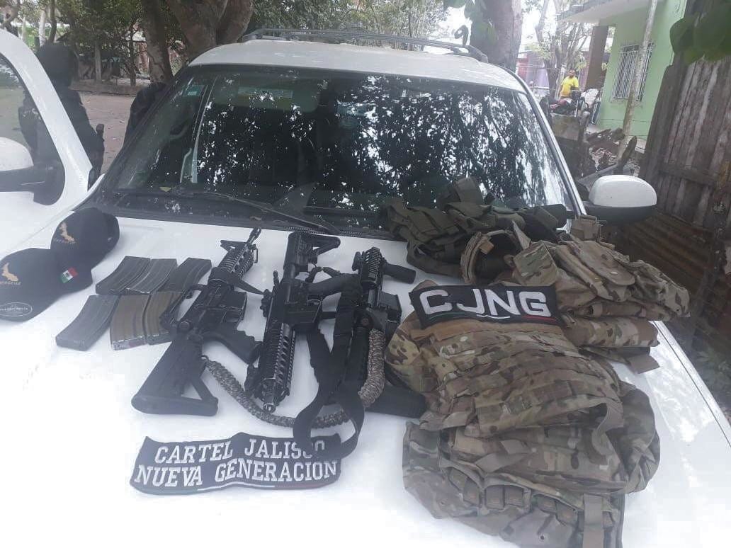 CJNG has its own SWAT-type teams with special weapons and safety gear, including bullet-resistant vests.