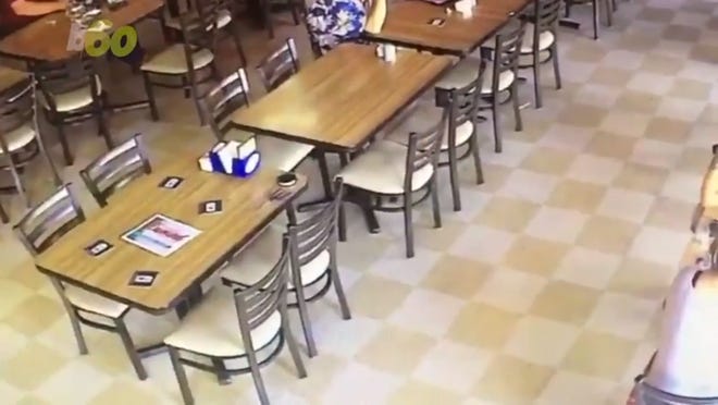 A security camera caught chairs falling down on their own at Cronies. This 2017 video explains why some folks think the eatery is haunted.