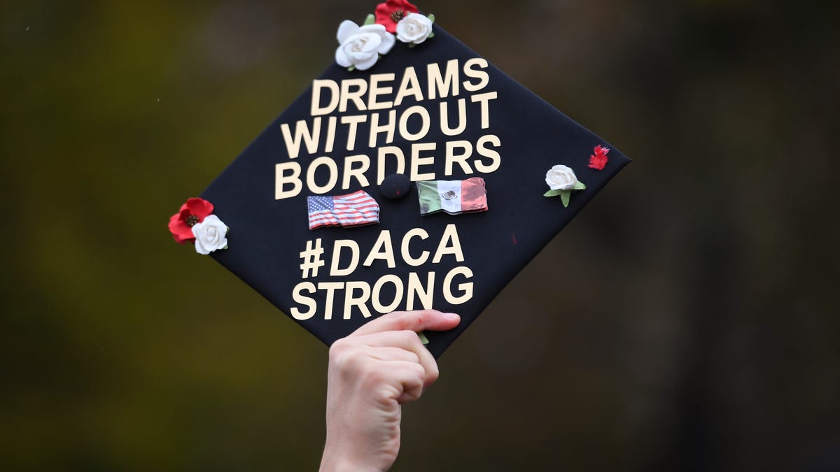 Nov 12, 2019; Washington, DC, U.S.A; The U.S. Supreme Court hears arguments on whether the 2017 Trump administration decision to end the Deferred Action for Childhood Arrivals program (DACA) is lawful. Mandatory Credit: Jack Gruber-USA TODAY ORIG FILE ID:  20191112_ajw_usa_033.jpg