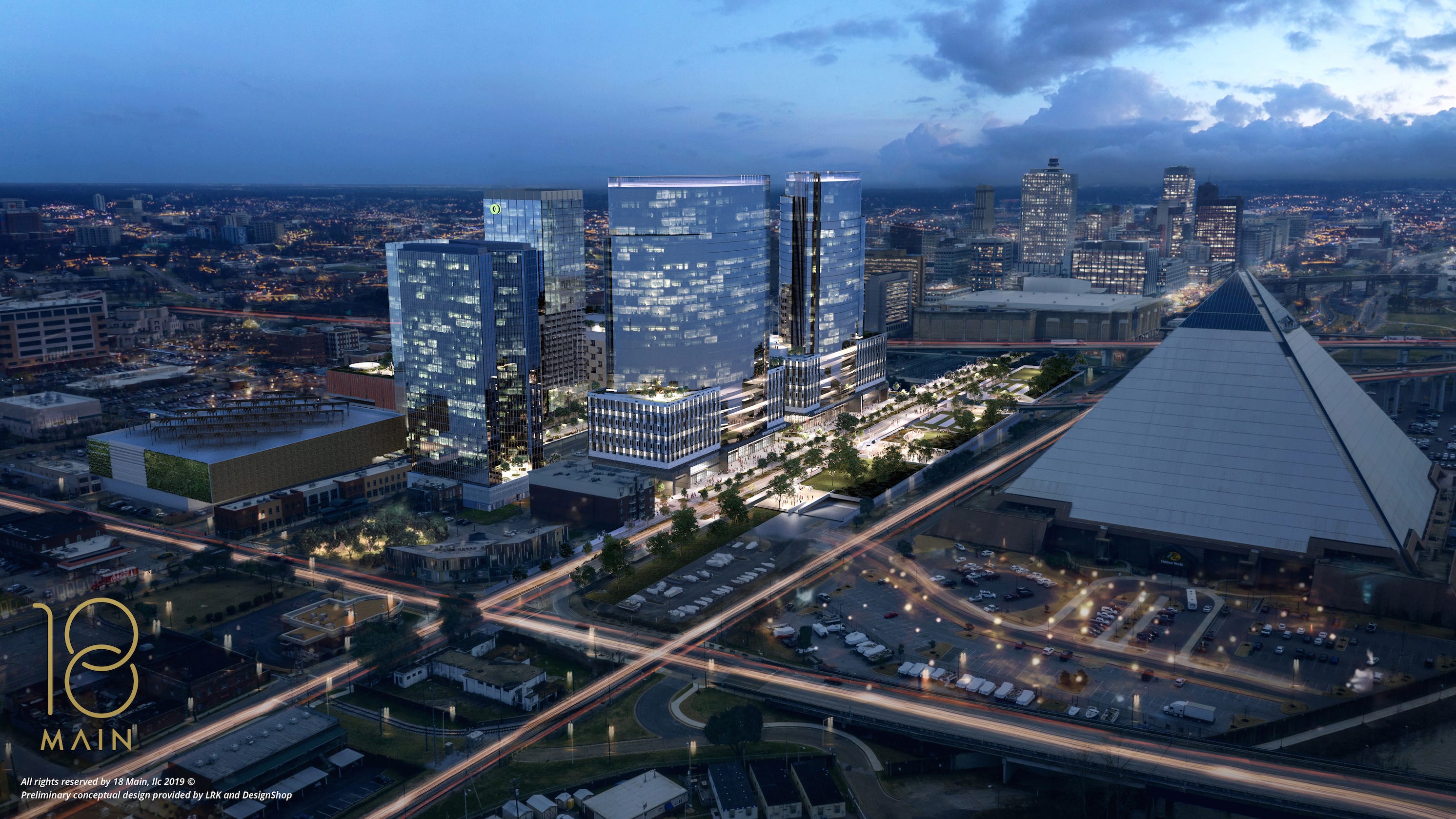 Downtown Memphis 11 Billion Planned For Pinch District